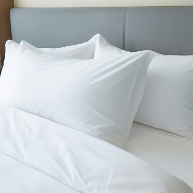 Pościel biała gładka 01